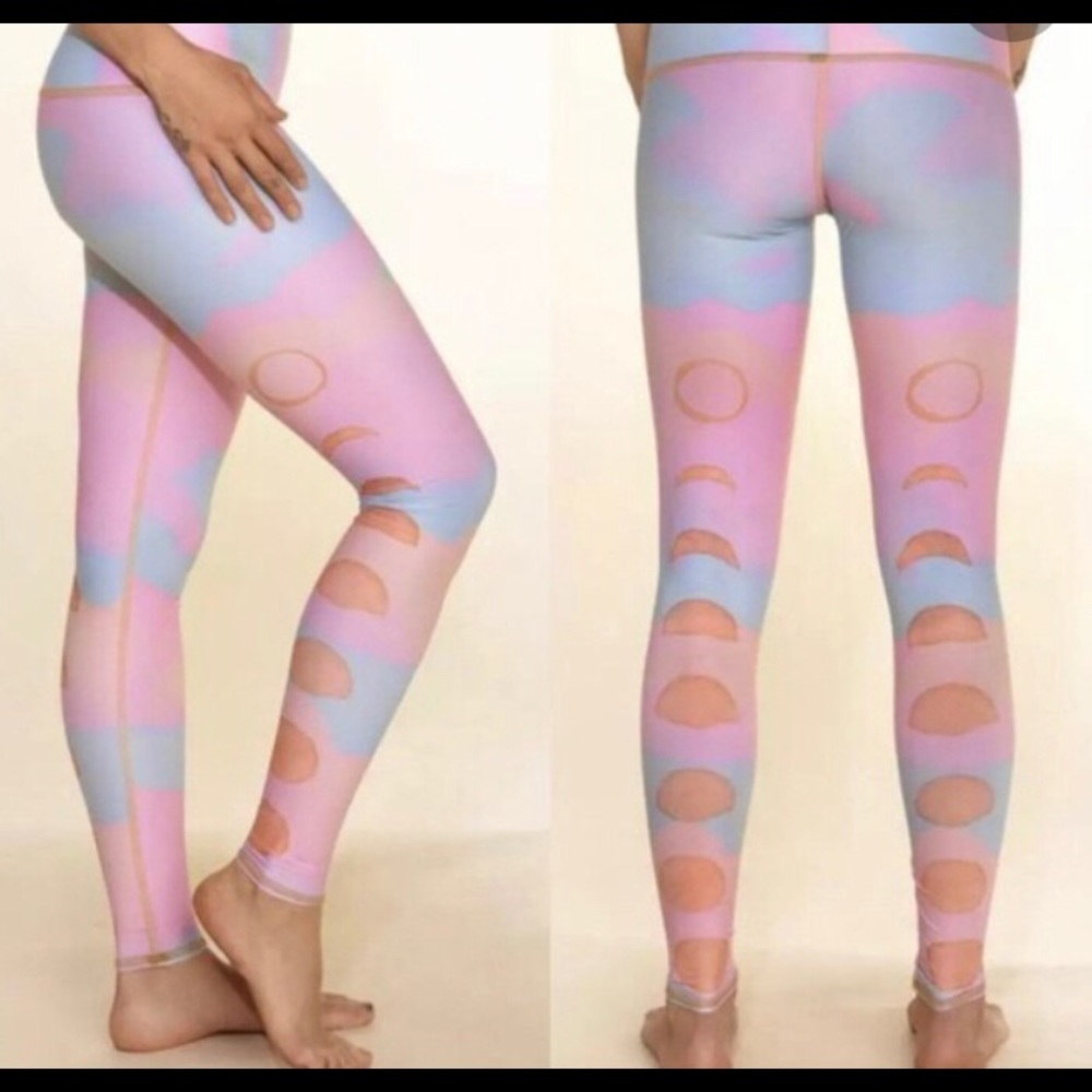 Teeki New Moon Rainbow Cotton Candy Leggings